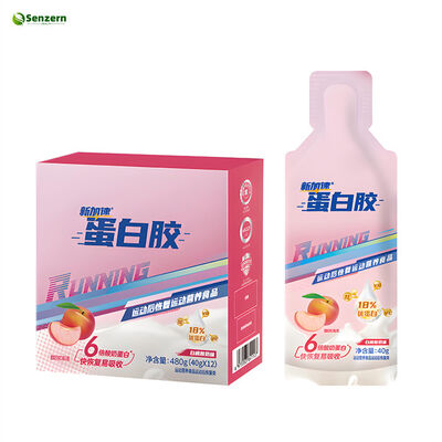 Un buen precio. Gel Energético de Gelatina OEM con Proteína Suplementos Energéticos Recuperación Rápida Personalizado en línea