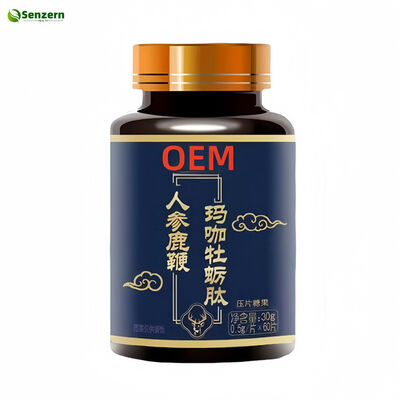 Un buon prezzo. Caramelle energetiche pressate nutrienti per uomo: ginseng, corno di cervo, ostrica, poligono in linea